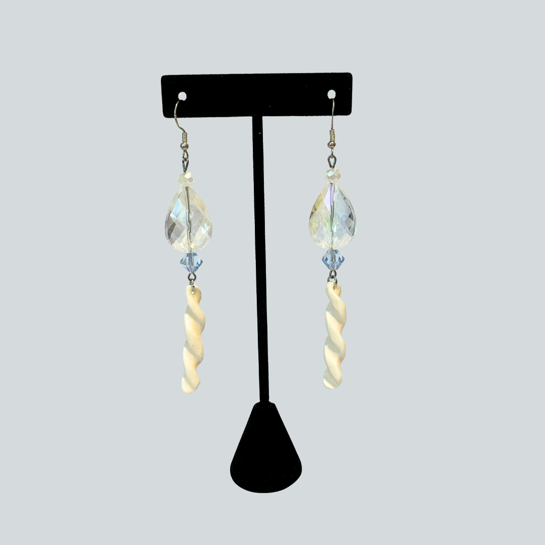 Ivory Twist Earrings