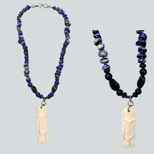 Petroglyph Ivory Pendant Necklace