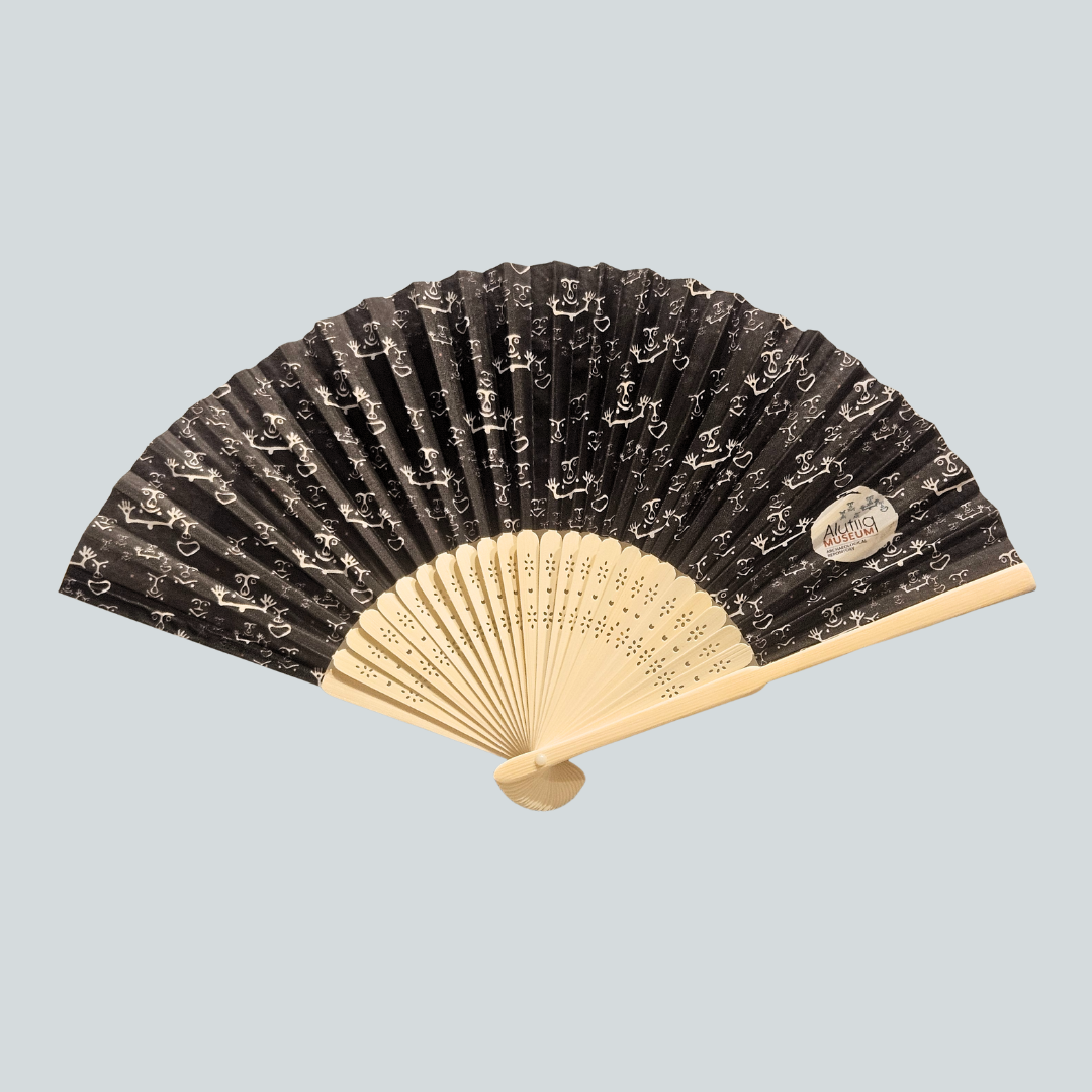 Petroglyph Hand Fan