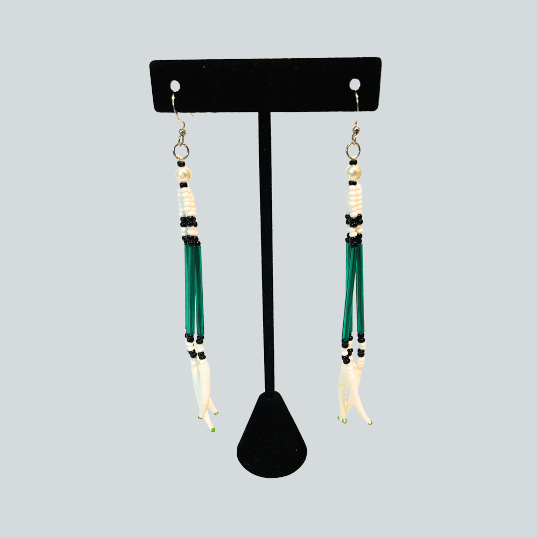 Dentalium Fringe Earrings