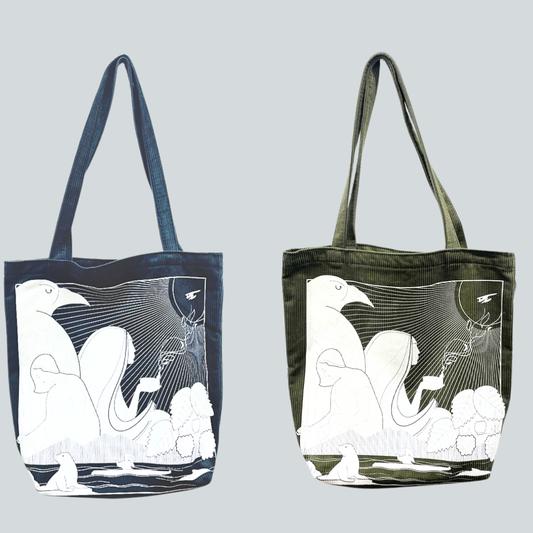Corduroy Tote Bag