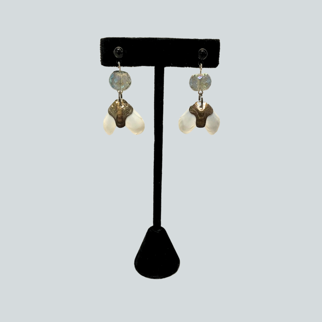 Bidarki and Glass Earrings