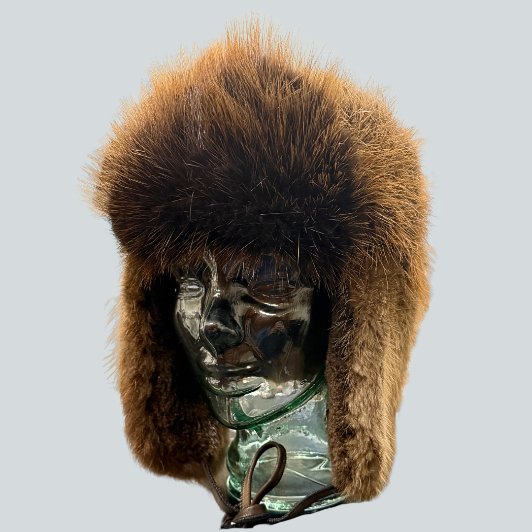 SM 520 M Trooper Style Beaver Fur Hat alutiiqmuseum