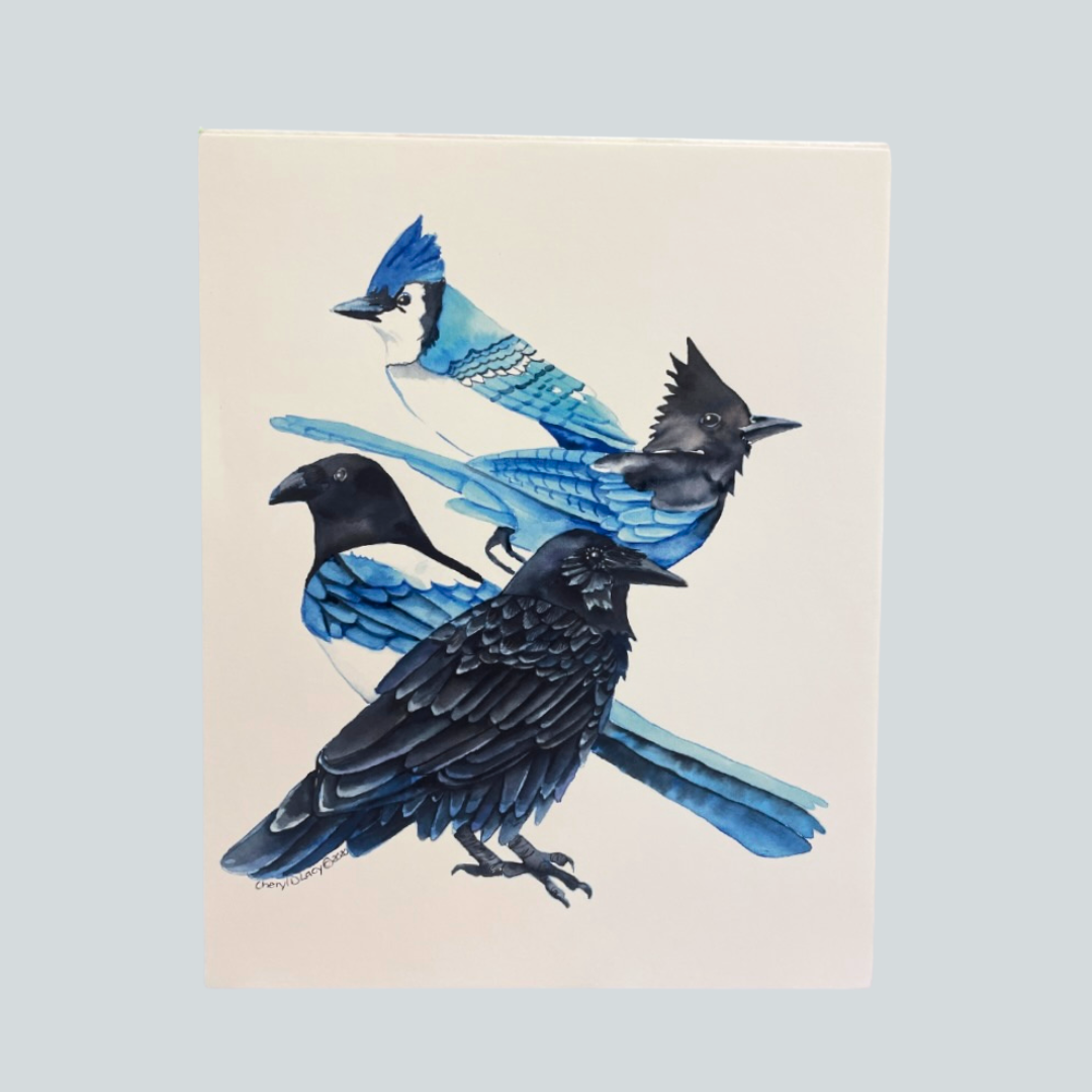 Corvid Cousins 8x10