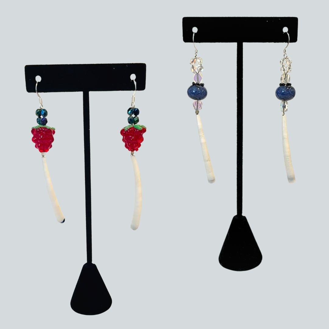 Fruit Dentalium Earrings