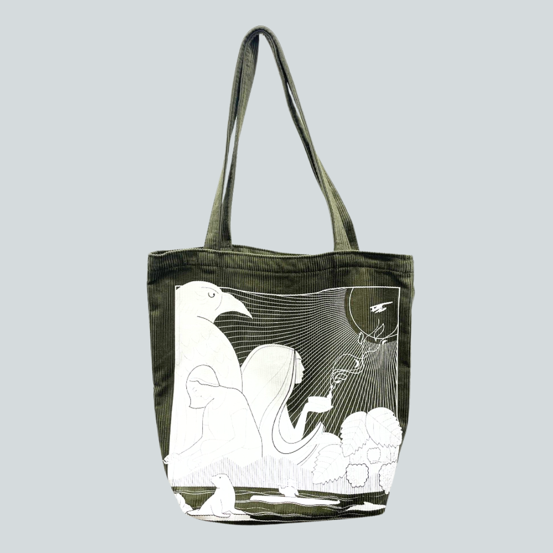 Corduroy Tote Bag