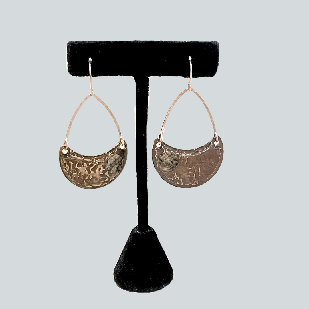 Lake Trout Purse Earrings