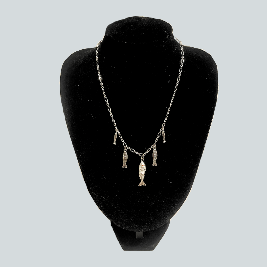 Silver Fish Necklace