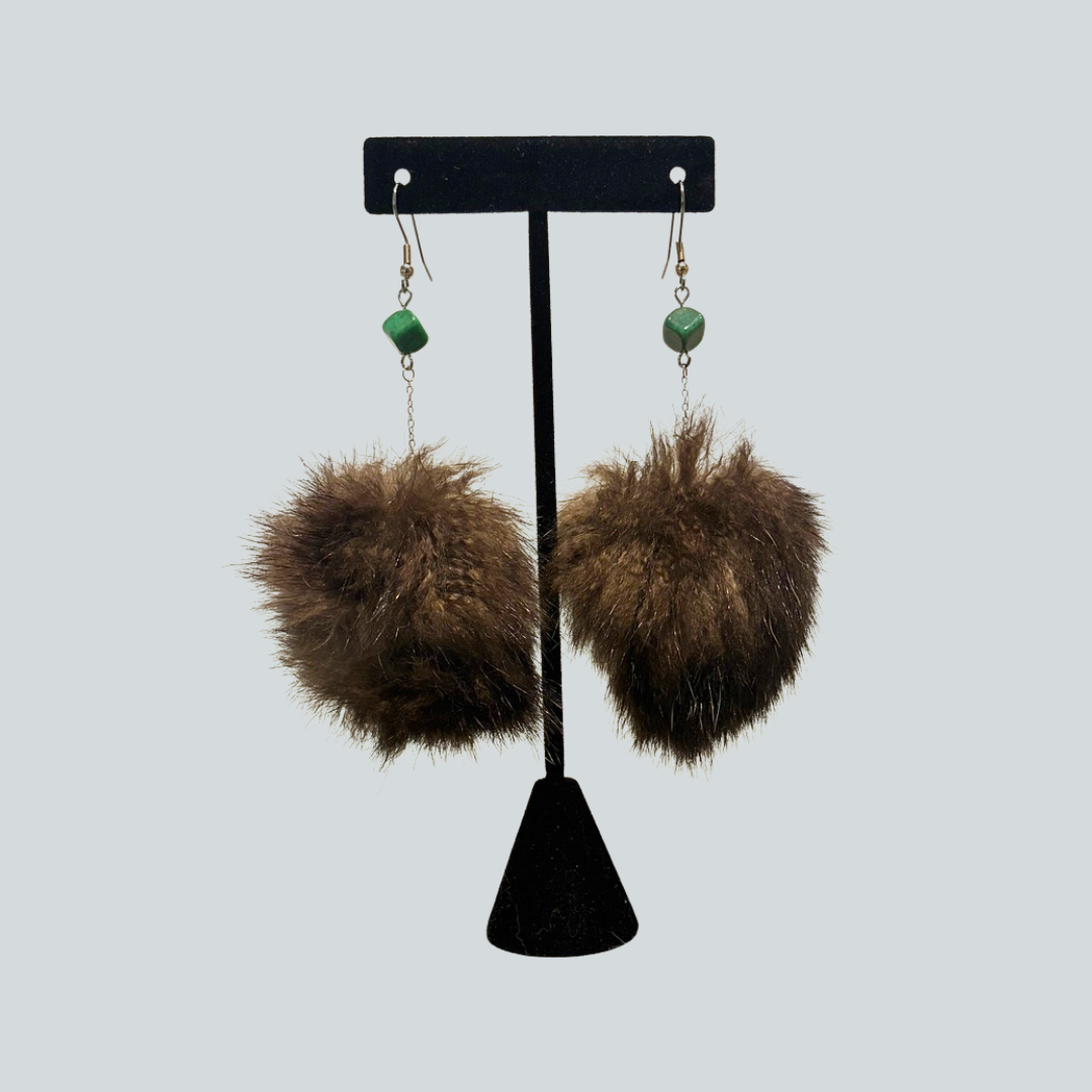 Sea Otter Puff Earrings