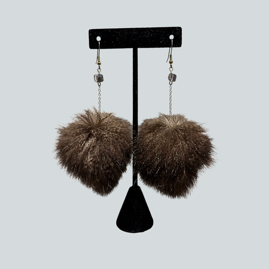Sea Otter Puff Earrings