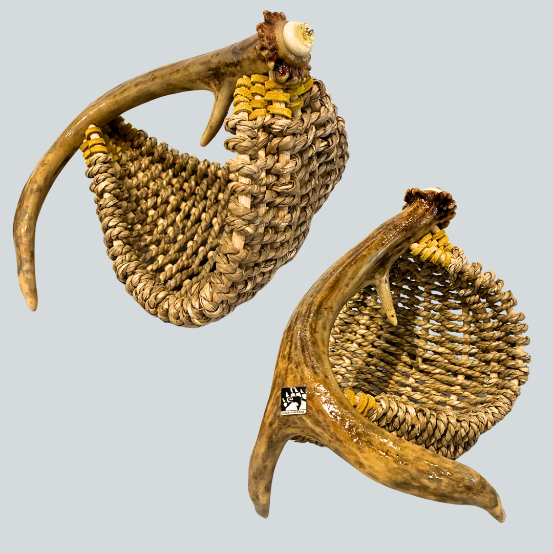 Sitka Blacktail Deer Antler Basker