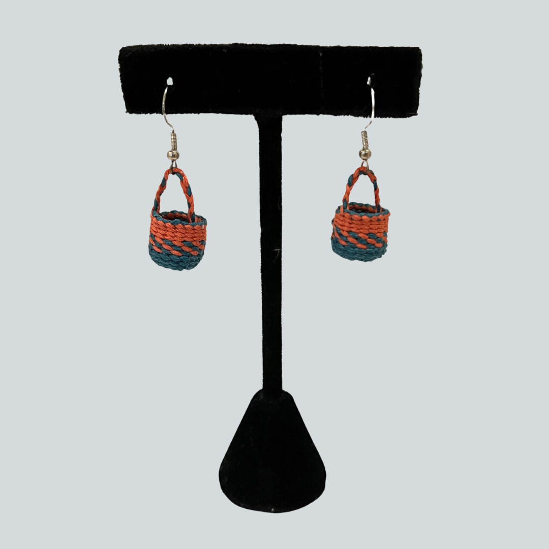 RME-O $100 Basket Wax Linen Earrings