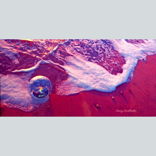 Glass Float Metal Print 1