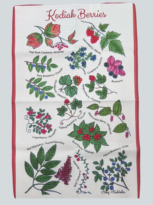 Berry Alutiiq Tea Towels
