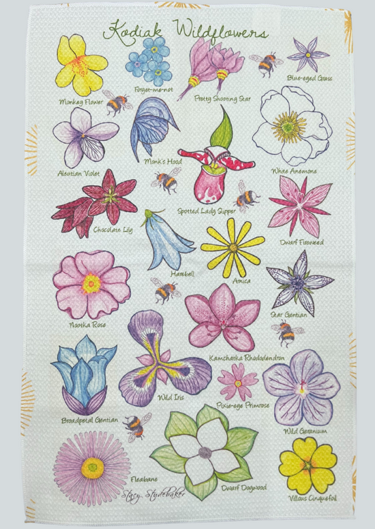 Wildflower Tea Towel