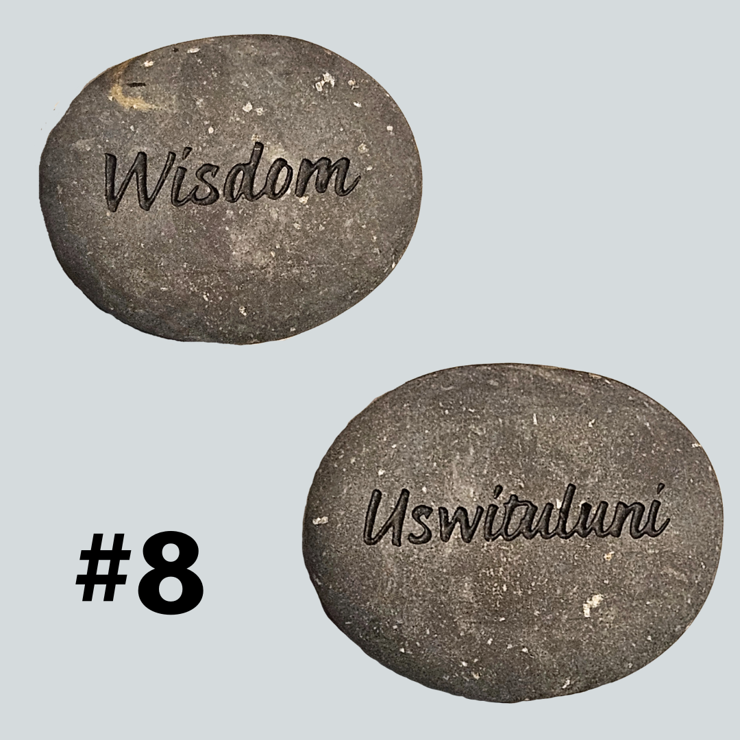 Inspirational Alutiiq Word Rocks