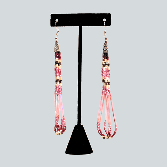 Pink Loop Earrings