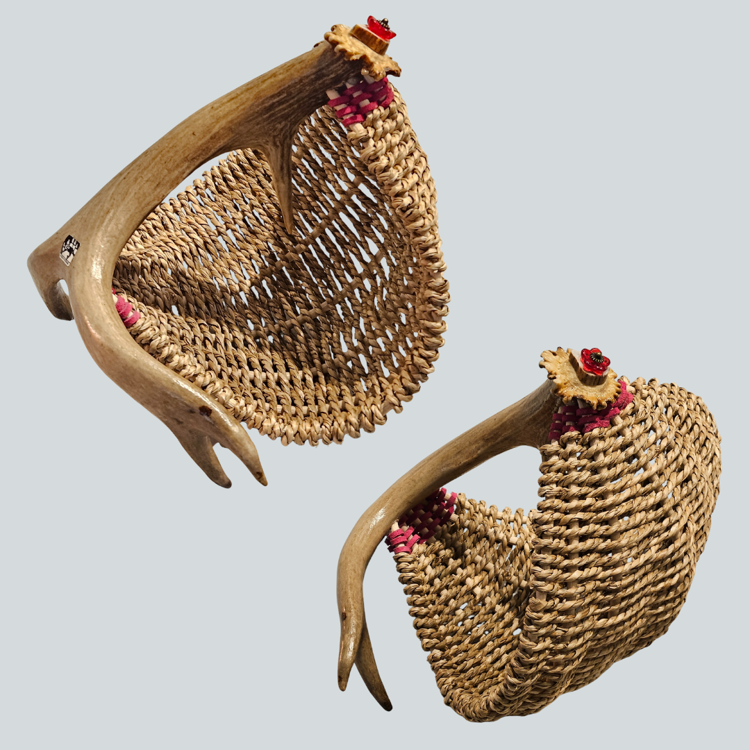 Sitka Blacktail Deer Antler Basker