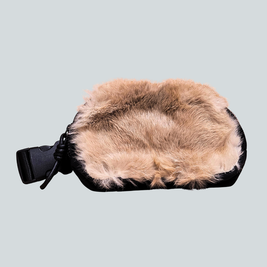 Rabbit Fur Cross Body Bag