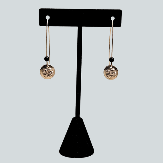 Silver Happy Face Earrings