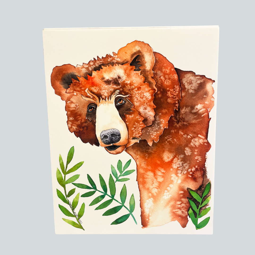 Bear in the Bushes 8x10