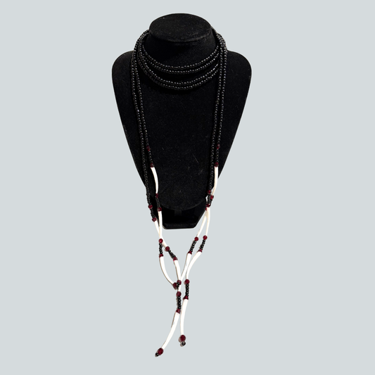 Dentalium Shell Wrap Necklaces