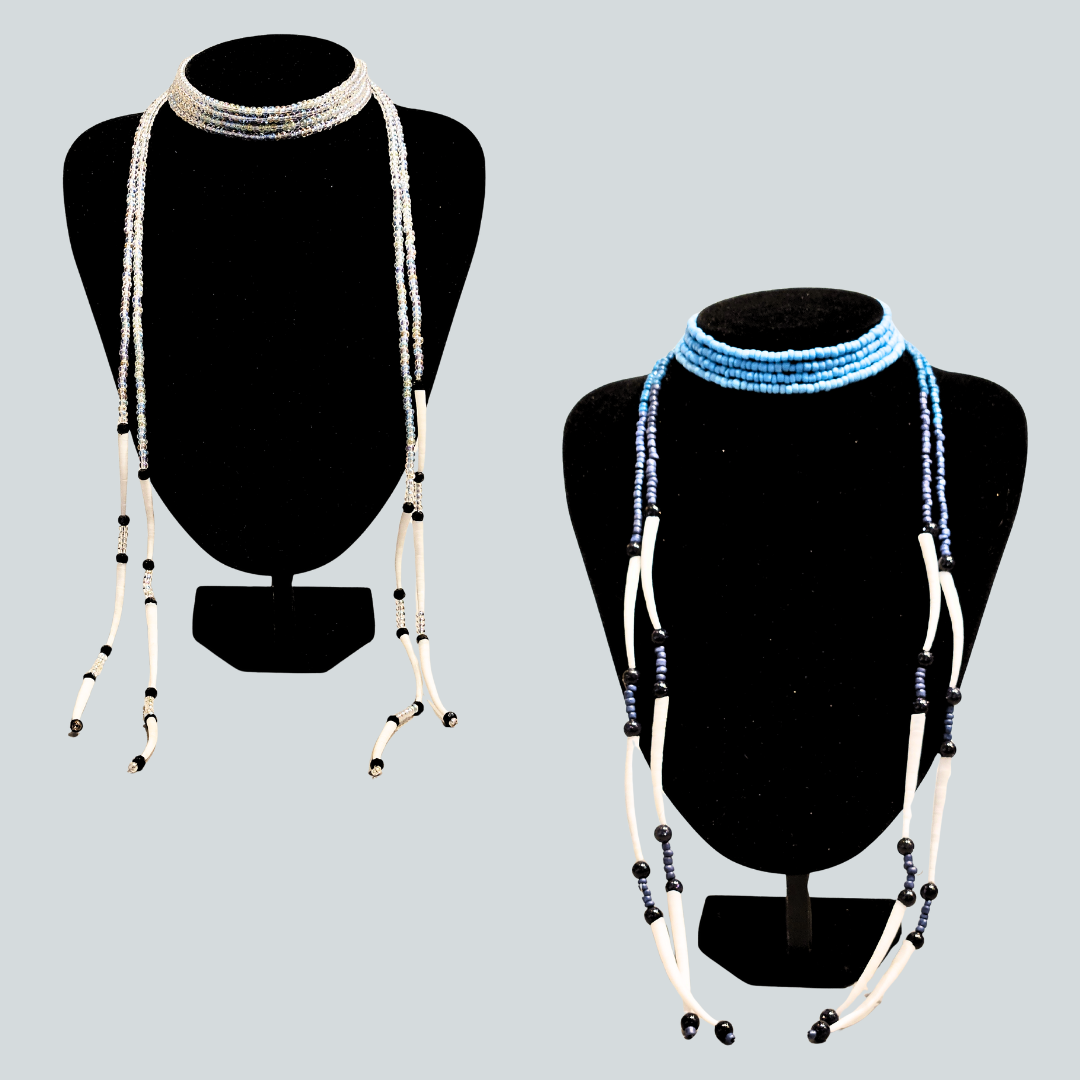 Dentalium Shell Wrap Necklaces