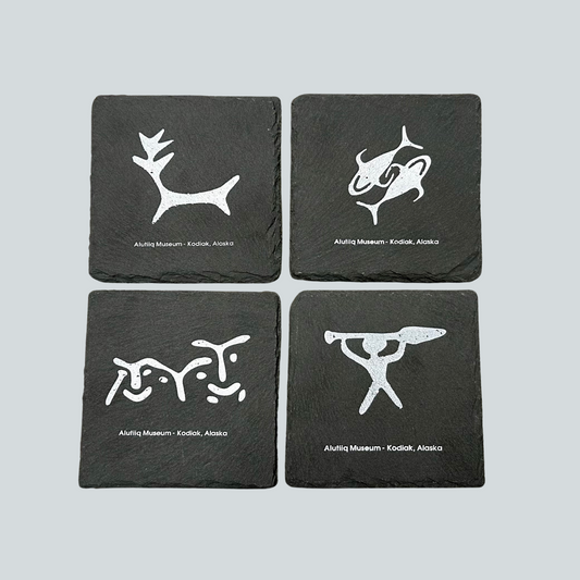 Petroglyph Slate Coasters