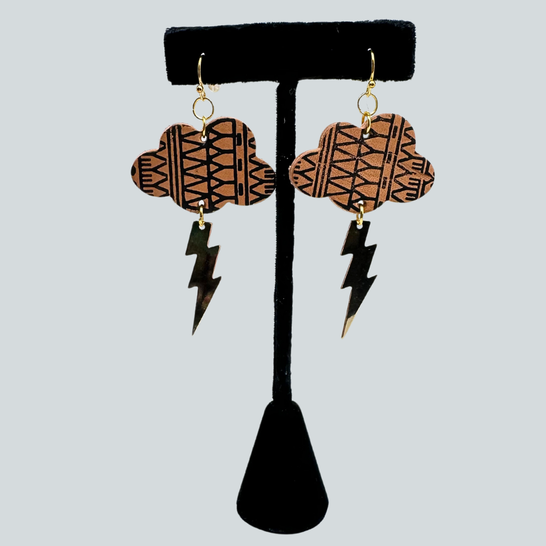 BA-O Lighting Bolt Earrings