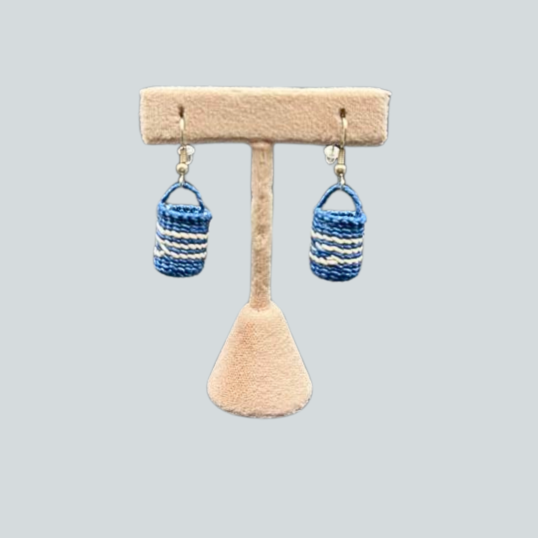 RME $75 Waxed Linen Basket Earrings