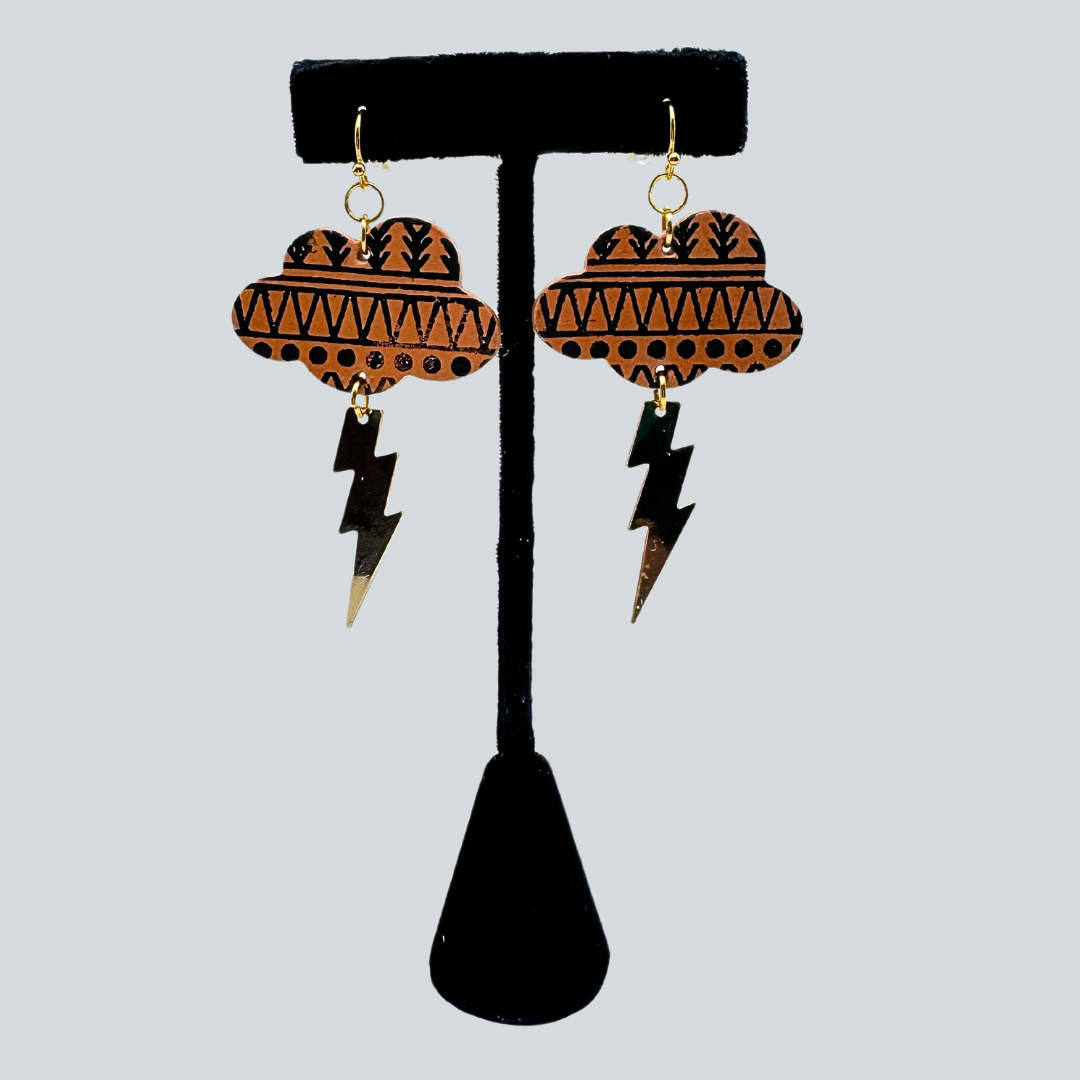 BA-O Lighting Bolt Earrings