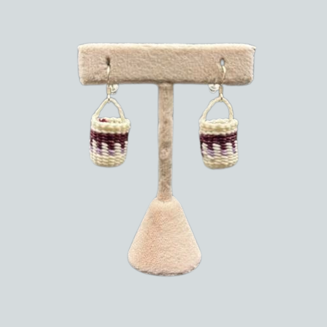 RME $75 Waxed Linen Basket Earrings