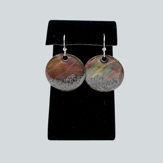 JPW-O $92 Rainbow Trout Northernlights Earrings