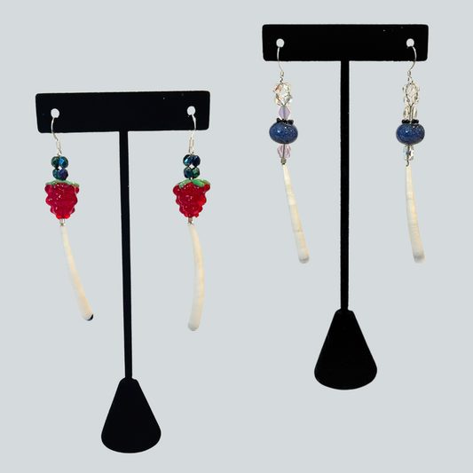 Fruit Dentalium Earrings
