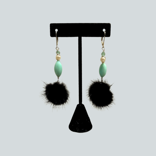 GWS $134 Mink Earrings