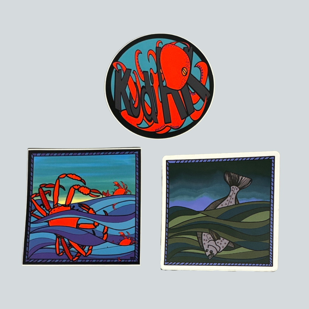 Kodiak Themed Stickers