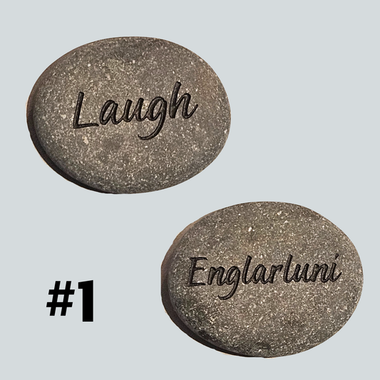 Inspirational Alutiiq Word Rocks