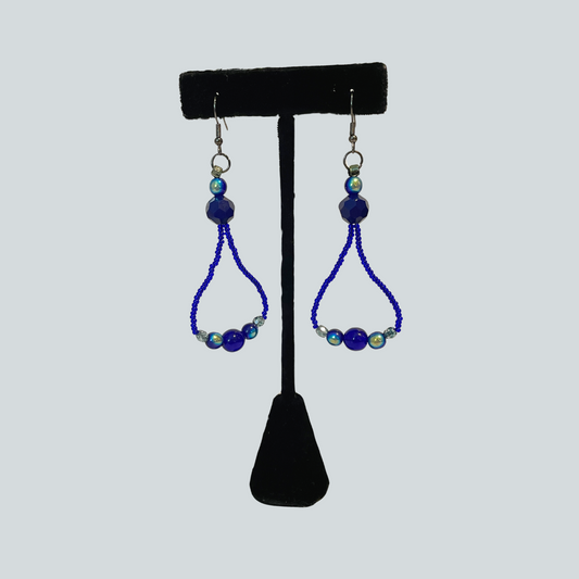 Beaded Loop Earrings