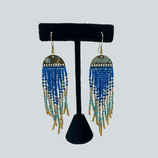 MP $55 Blue Jellyfish Earrings
