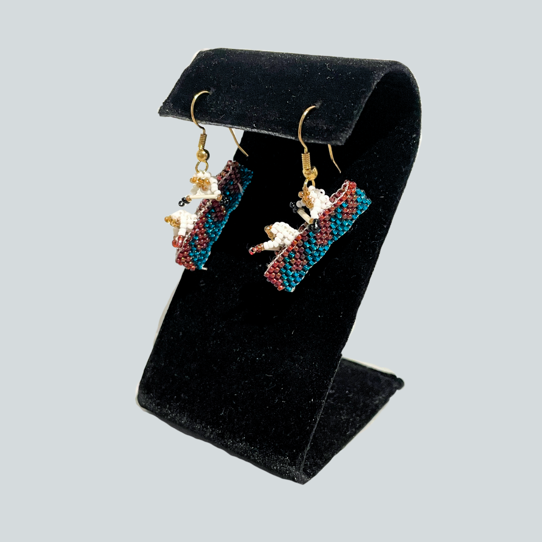 Men in Qayaq Earrings