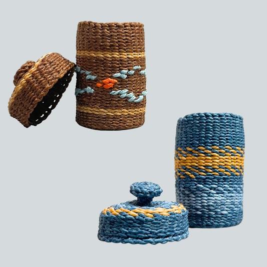 Small Baskets with Lids