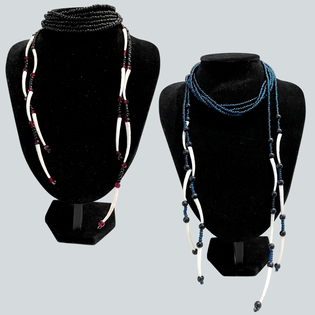 Dentalium Shell Wrap Necklaces
