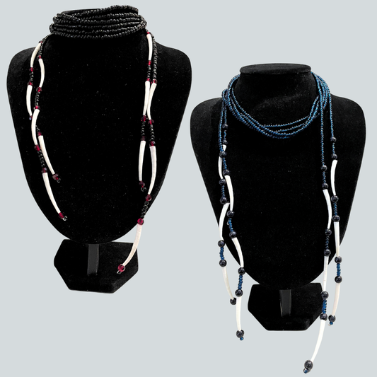 Dentalium Shell Wrap Necklaces