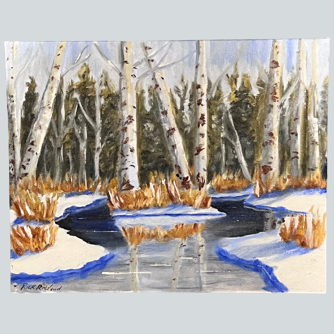 RJR $133 Snowy River Oil Painting