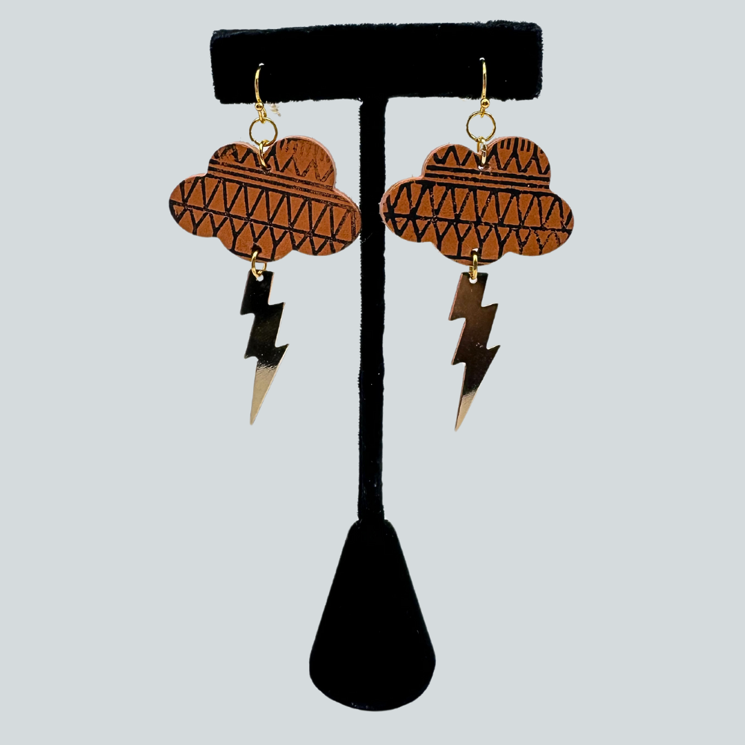 BA-O Lighting Bolt Earrings