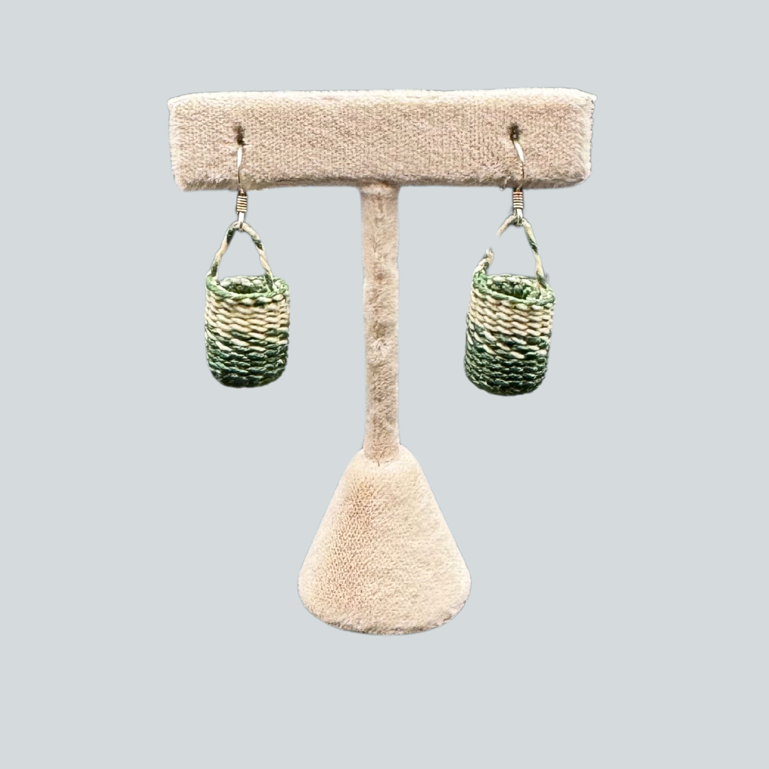 RME $75 Waxed Linen Basket Earrings