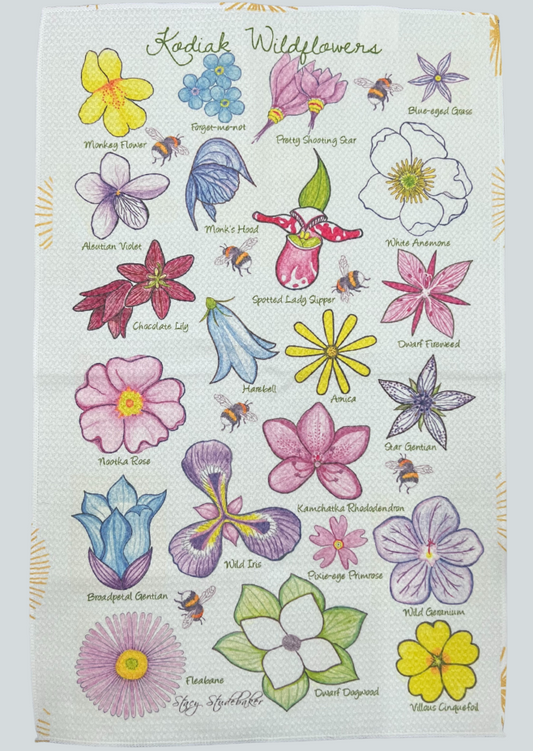 SS Wildflower Tea Towel