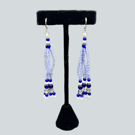 CRD-O $100 Sugpiaq Blue earrings