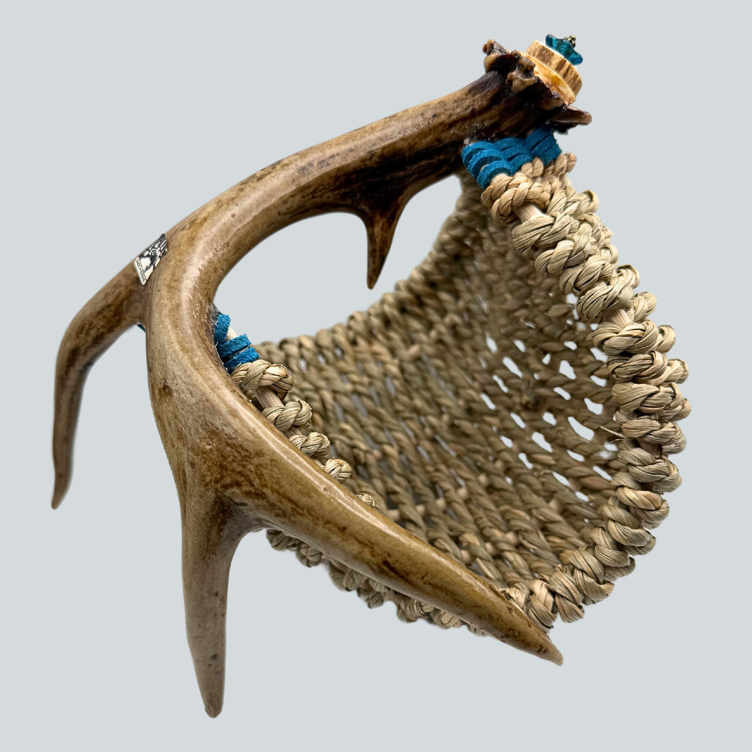 PLA-O $125 Sitka Blacktail Deer Antler Basket