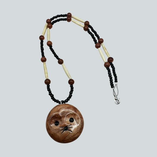CP $40 Alutiiq Motif- Round Face - Necklace